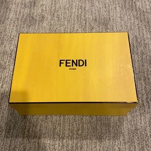 fendi empty shoe box